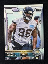 2015 Topps Michael Bennett Jacksonville Jaguars Rookie Card #393. rookie card picture