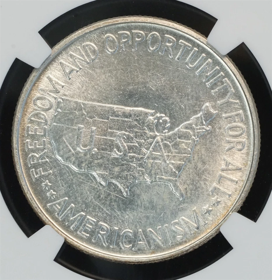 1951 Washington-Carver Commemorative Silver Half Dollar MS 64 NGC 50C US COIN - Image 4 of 4