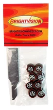 Brightvision Redline Tune-Up Kit #6 - 8 Medium Hong Kong Bearing Style Wheels
