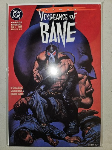 Batman Vengeance of Bane #1 (1993 1st Print) 1st Appearance Bane, FN+ 6 ...