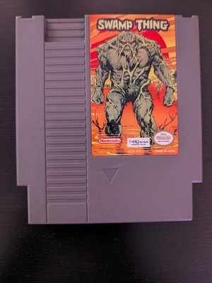 Swamp Thing Nintendo NES Video Game Cartridge Rare THQ NES-SW-USA Tested