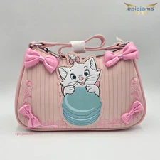 Loungefly Disney The Aristocats Macaron Bow Crossbody Bag New