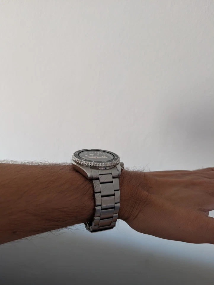 Seiko 5 Sports schwarzes Zifferblatt Herrenuhr - SRPD 55, Foto 4 von 4