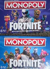 Hasbro Monopoly: Fortnite Board Game - Complete, Dice & Cards, Ages 13+, 2-7
