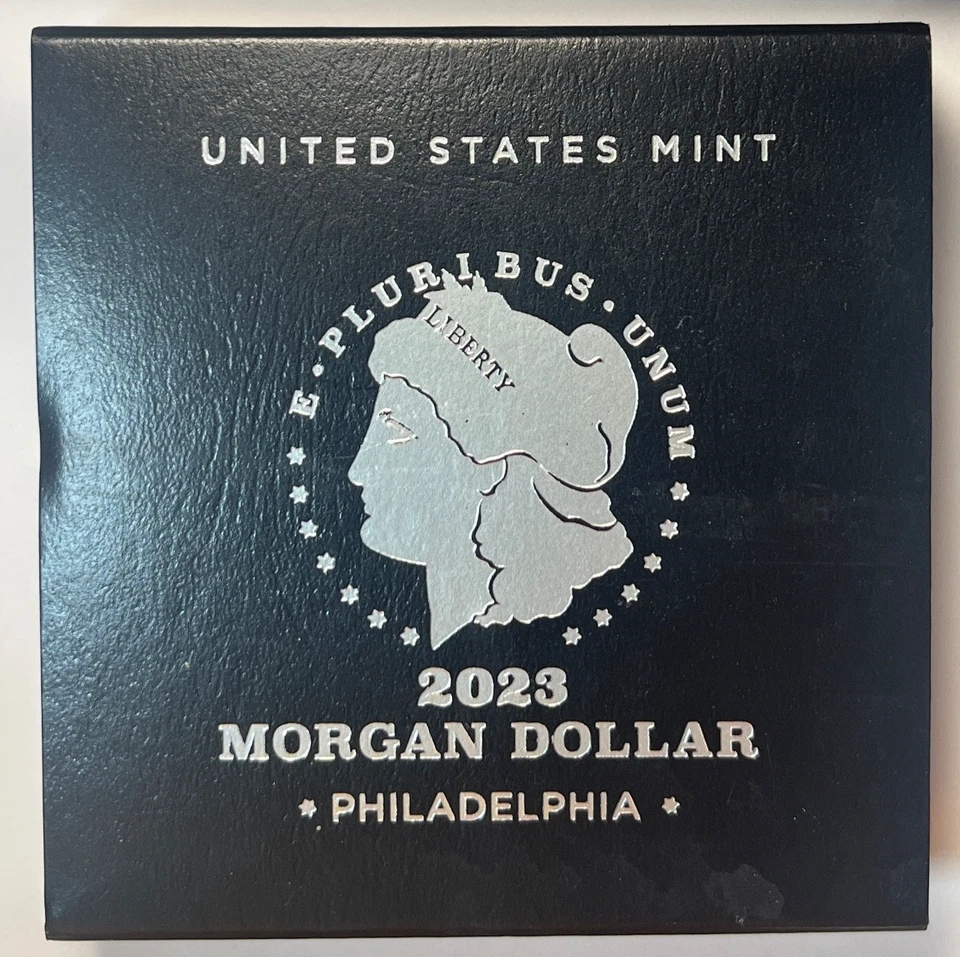 2023 P  $1 PROOF MORGAN DOLLAR SILVER COMMEMORATIVE - GEM PROOF, MINT PKG EB5 - Image 2 of 4