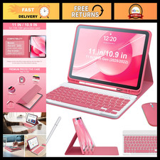 Detachable Wireless Bluetooth Keyboard Case for iPad 10.9" 11" - Folio Cover,