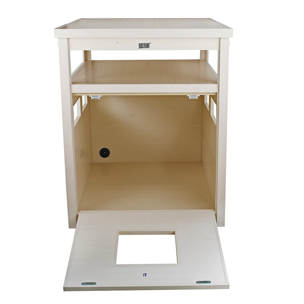 ECOFLEX&reg; Jumbo Litter Box Cover End Table - Antique White