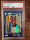 2024 Optic Jayden Daniels #248 Blue Hyper (RC) PSA 10!! Washington Commanders