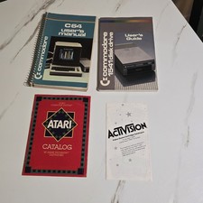 Commodore 64 and 1541 disk drive User's maual, Atari and Activision game catalog