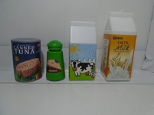 SET OF 4 DOLLHOUSE KITCHEN FOOD ITEMS 4" AND SMALLER UNBRANDED DL130