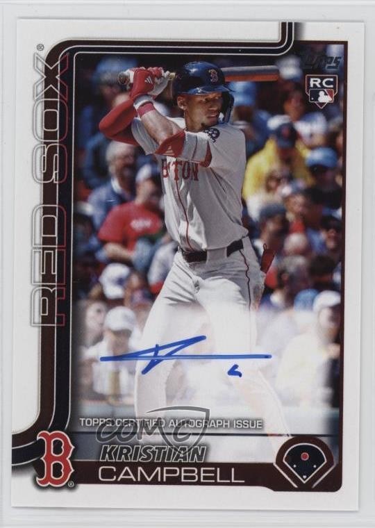 2025 Topps Update Flagship Real One Auto Kristian Campbell #US1 Auto 1g4g