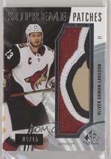 2020 Upper Deck SP Game Used Supreme 4/15 Oliver Ekman-Larsson #SP-OE Patch 2d8