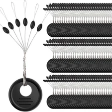 600 Count Fishing Rubber Bobber Stoppers in 3 Sizes for Ultimate Performance