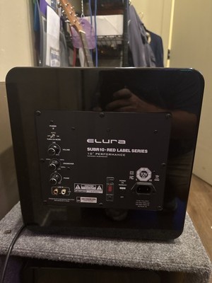 Elura SUBR10 Red Label Series 10  Powered Subwoofer Home Theater Sub   Tested