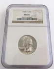 1946 S Washington Silver Quarter NGC MS 66