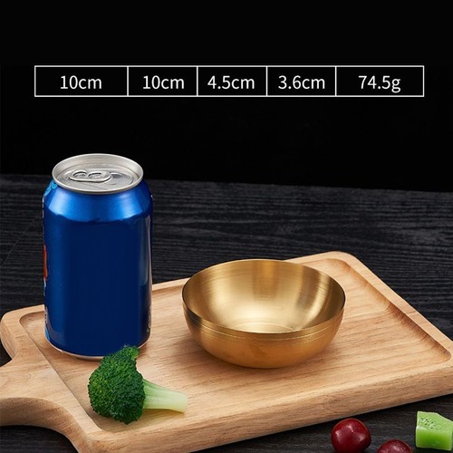 High Quality Kimchi Bowl Dish Plates 1 * Brushed Process Stainless Steel - Picture 4 of 31