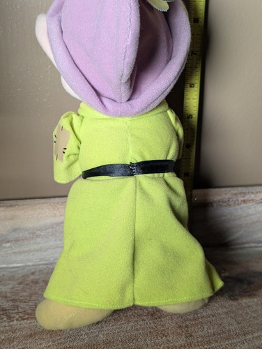 NWT Disney Dopey Stuffed Plush 10" Snow White & The Seven Dwarfs "Free Kisses" - Picture 4 of 5