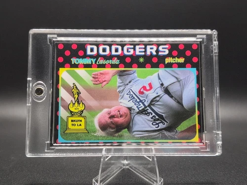 🔥2021 Topps Project70 TOMMY LASORDA #306 - Claw Money SILVER FRAME ARTIST PROOF