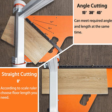 Zozen 330mm Laminate Cutter for Vinyl Plank and Engineered Wood Flooring