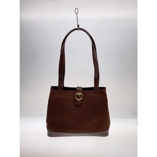 Yves Saint Laurent Brown Patent Leather Tote Bag Vintage Authentic