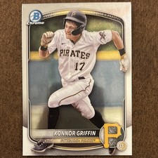 Topps 2025 Bowman Chrome Konnor Griffin #BCP-86 Pittsburgh Pirates Baseball