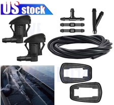 2pcs Car Windscreen Front Window Washer Wiper Sprayer Nozzle Spray Jet Universal