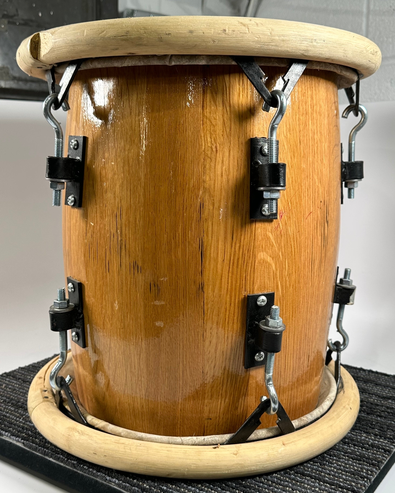 Wood Rim Tambora drum w/bag and beaters eBay