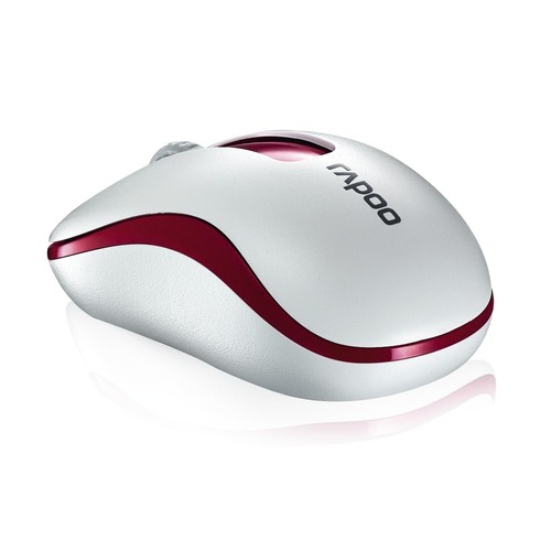 Rapoo 180246 Kabellose optische Maus M10 Plus, Rot - Bild 4 von 4