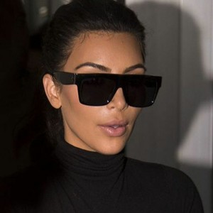 Gafas de sol de mujer de Moda Vintage Cuadrado Kardashian Anteojos Gafas de  sol Hembra | eBay