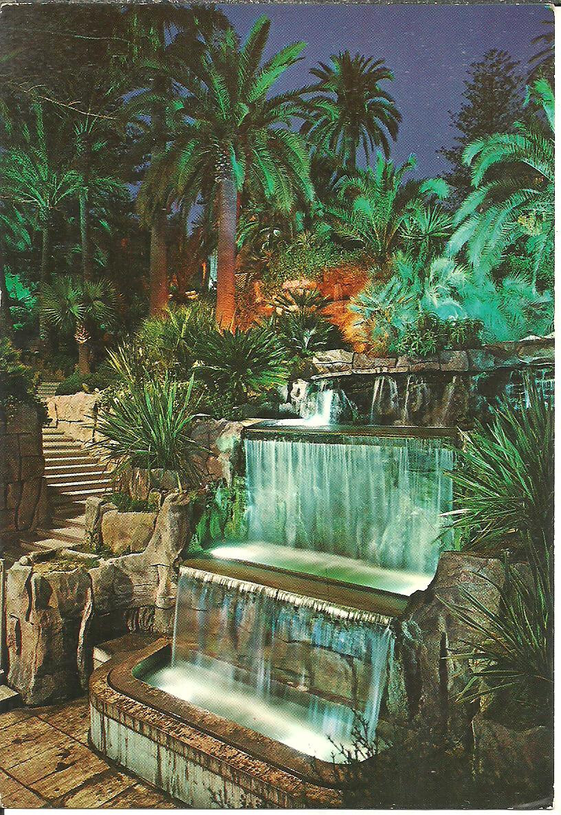 Sanremo, Parco Marsaglia, Fontana Luminosa; Villa Comunale, Giardini, 6 cart.