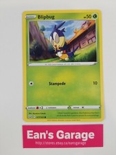 blipbug pokemon card Shiny Blipbug 206/190 Holo Japanese main image 1