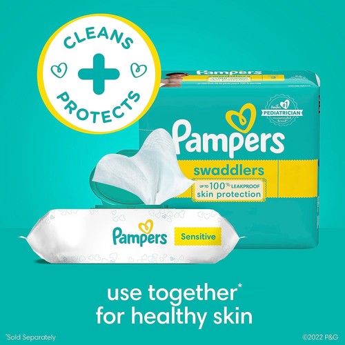 Baby Wipes Fitment, Pampers Sensitive Water Based Hypoallergenic & Unscented - Picture 36 of 57