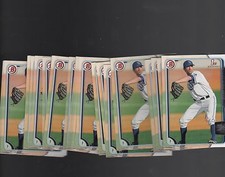 (120) COUNT LOT BENTON MOSS 2015 BOWMAN DRAFT 1ST BOWMAN CARD #35