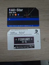 1-2015 All-Star NBA BASKETBALL Brooklyn New York Metrocard, Metro Card exp.2016