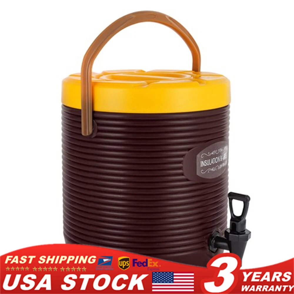2.91 Gallon Fast Flow Water Jug Ice Water Dispenser Insulated Beverage Cooler