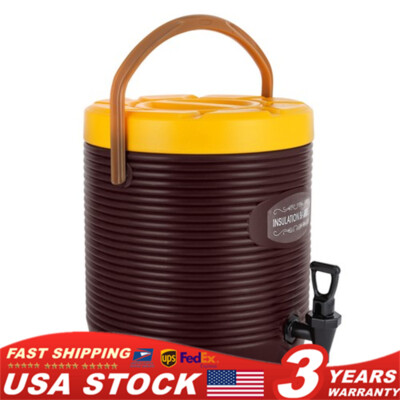 2.91 Gallon Fast Flow Water Jug Ice Water Dispenser Insulated Beverage Cooler