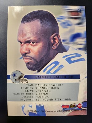 1997 Collectors Edge Emmitt Smith FORCE FOIL card #24 | eBay