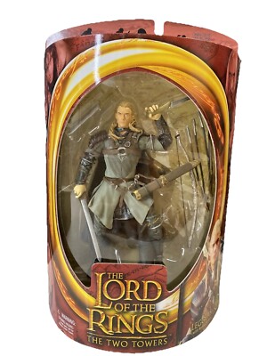 Legolas with Rohan Armor THE LORD OF THE RINGS ToyBiz Two Towers NEW