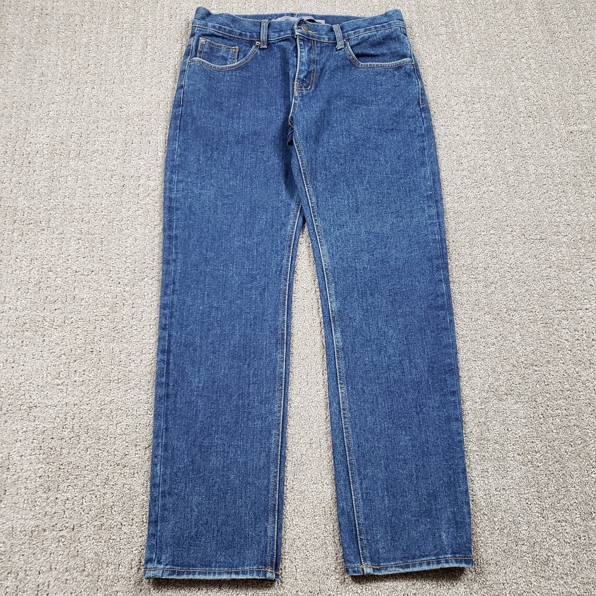 SALT AVENUE Jeans Mens 30x30 Blue Regular Straight Stretch Denim Pants  Casual