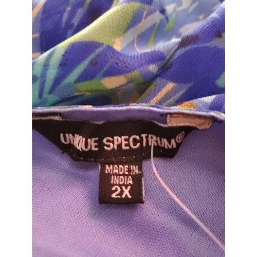 Unique Spectrum Sommer Trägertop Blumenmuster Damengröße 2X assymetrisch H… - Bild 2 von 10