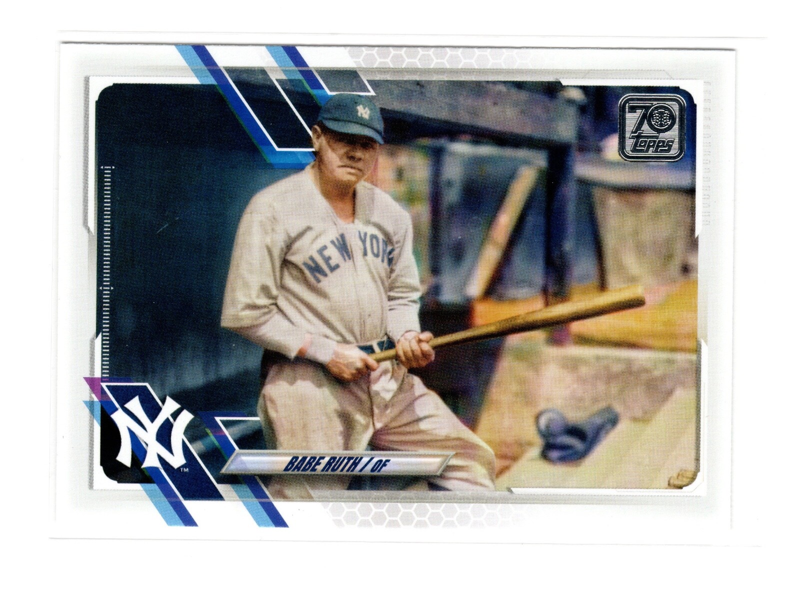 Babe Ruth SSP HOF 2021 Topps S2 Card #449 SSP Image Variation HOF NY Yankees