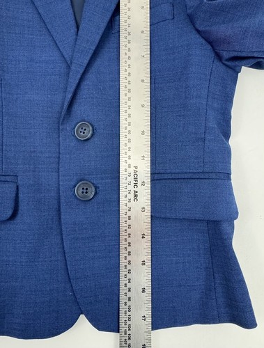 NEW Class Club Stretch Modern Fit Blazer Jacket Sz 5 French Blue Y24PL681J Boy's - Picture 5 of 12