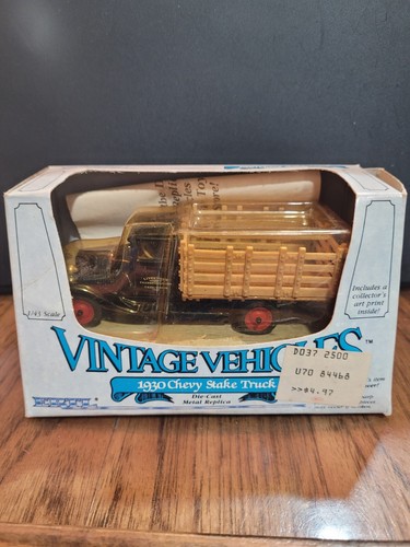 ERTL Classic Vehicles 1930 Chevy Delivery Stake Truck 1:43 # 2503