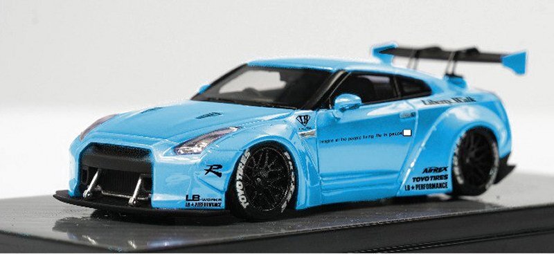 YM ERROR 404 1/64 日産 GT-R R35 LBWK ホワイト 1/64 GTR R35 LB Performance - Error404 - White/Carbon – KRW