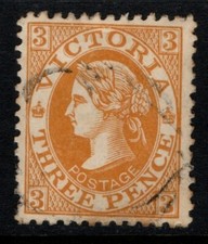 Victoria 1905 1913 QV 3d Three Pence perf 12 x 12½ SG420 Used