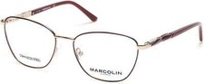 Marcolin Eyewear MA5024 070 Burgundy Metal Optical Eyeglasses Frame 53-16-140 MA