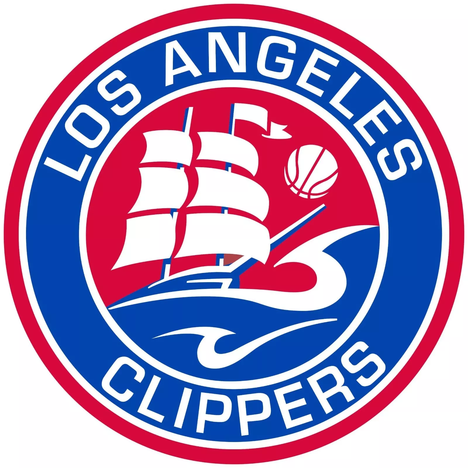 Los Angeles Clippers NBA durable vinyl die cut sticker decal 11 inches