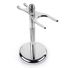 Shaving Brush  Safety Razor Stand by Shave Classics Chrome black Gold color opt