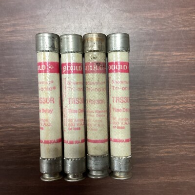 LOT OF 4 Gould Trionic TRS30R Fuse
