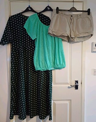 Ladies Size 14-16 Pretty Top/Shorts/Dress Summer Clothes Bundle